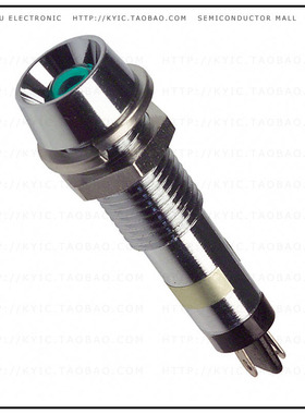 6072212130F【LED PNL MT 7MM 12V CHROME GREEN】