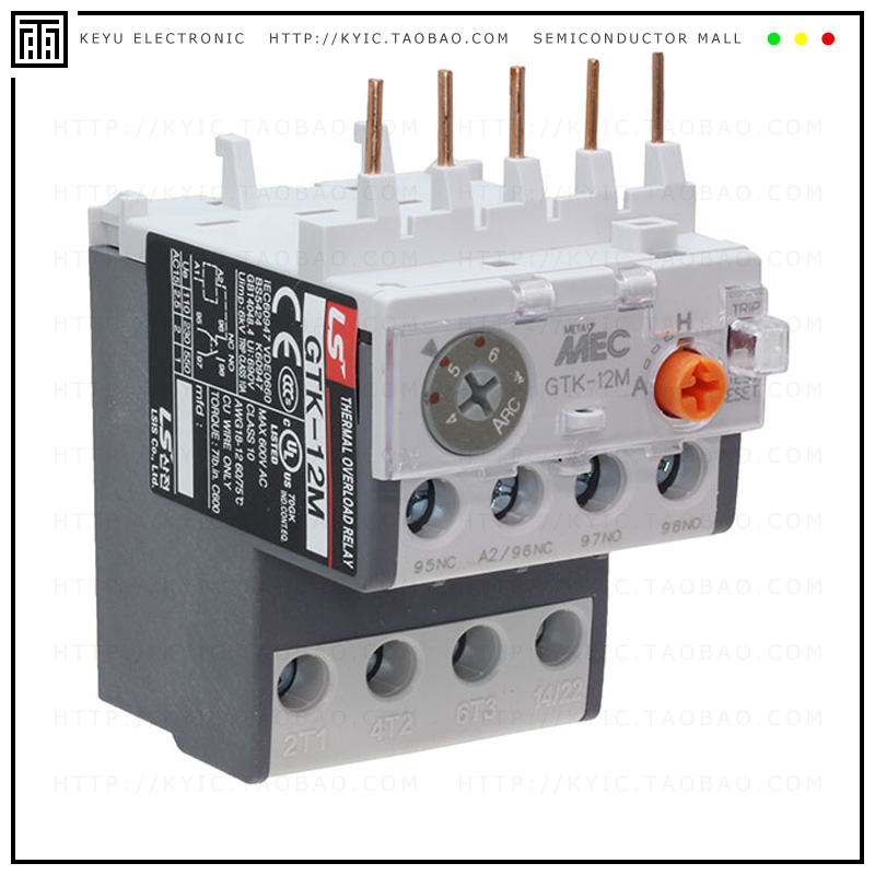 GTK-12M-6【OVERLOAD RELAY FOR GMC-9M 16M CL】
