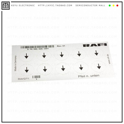 5.70090.0261001【LABELLING SHEET SYMBOL 'ARROW D】