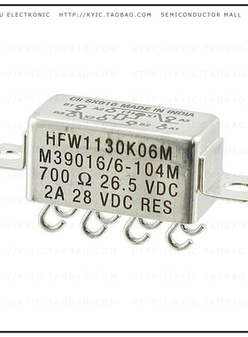 HFW1130K06M【RELAY GEN PURPOS DPDT 2A 26.5VDC】