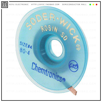 80-4-10【DESOLDER BRAID ROSIN 0.11' 10'】