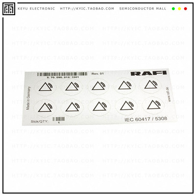 5.70090.0121001【LABELLING SHEET SYMBOL 'ALARM U】