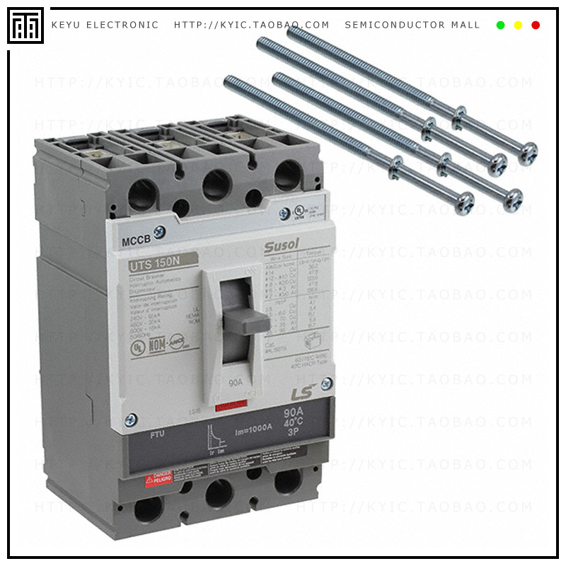 UTS150N-FTU-90A-3P-LL-UL【CIR BRKR THERM 90A 600VAC/600VDC】