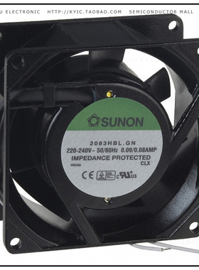 SF23080A-2083HBL.GN【FAN AXIAL 80X38MM 220/240VAC】