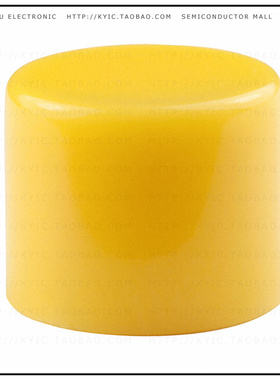 AT442E【CAP PUSHBUTTON ROUND YELLOW】