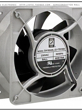 OA180ANL-22-1TB1856【FAN AXIAL 180X65MM 230VAC TERM】