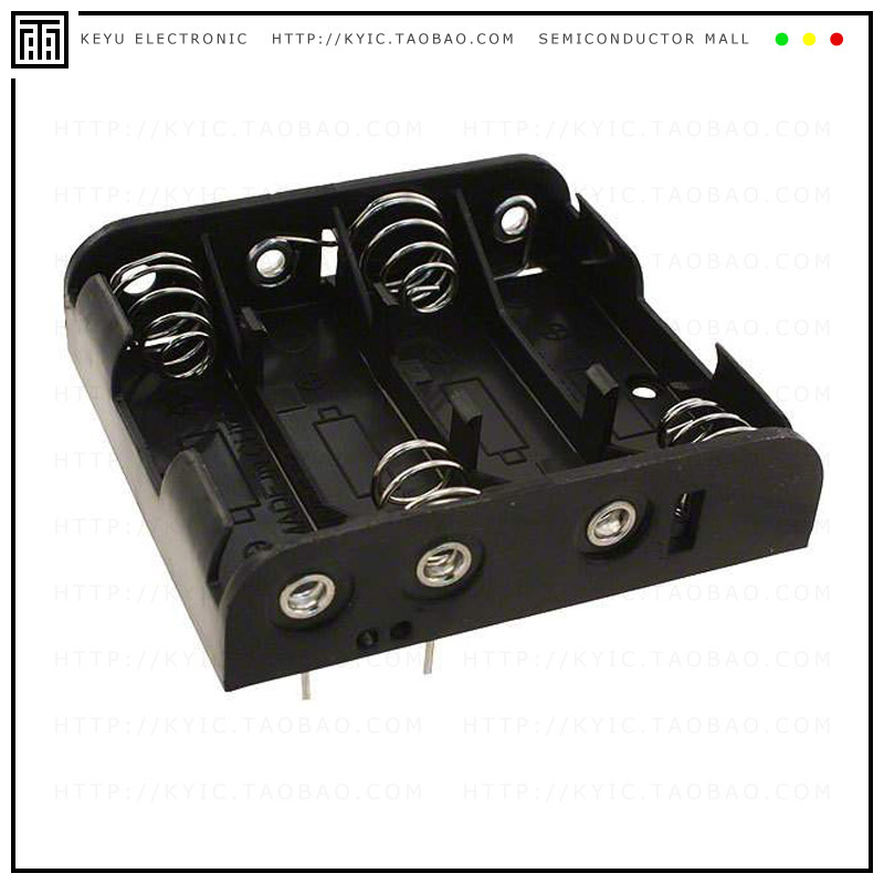 BH4AAPC【BATTERY HOLDER AA 4 CELL PC PIN】