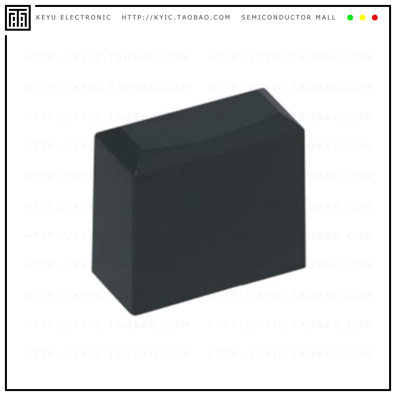 PE BK【CAP KEYSWITCH RECTANGULAR BLACK】