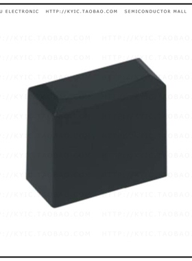 PE BK【CAP KEYSWITCH RECTANGULAR BLACK】