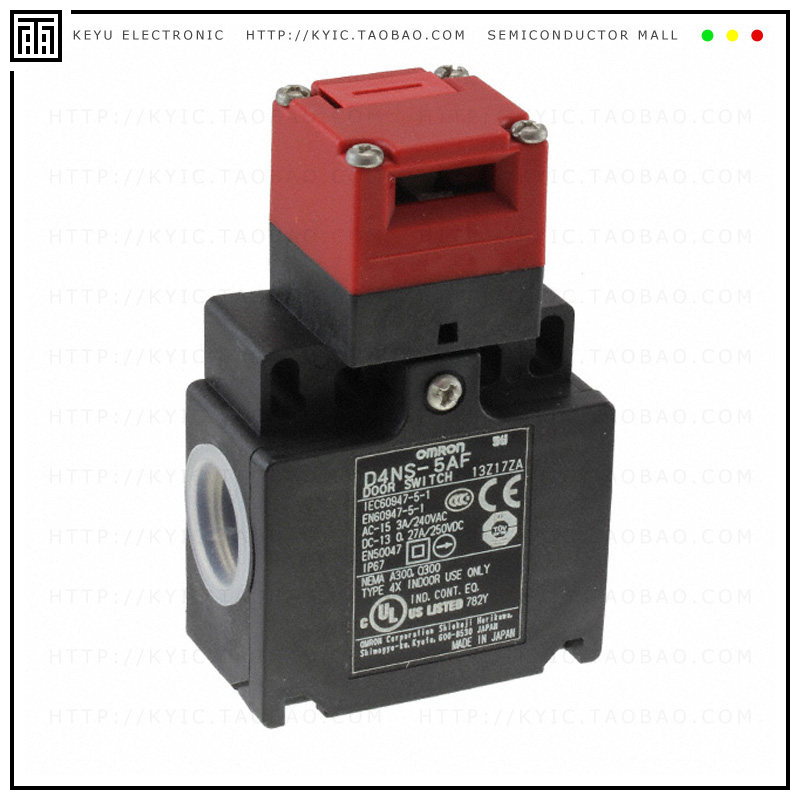 D4NS-5AF【SWITCH SAFETY DPST-NO/NC 3A 240V】