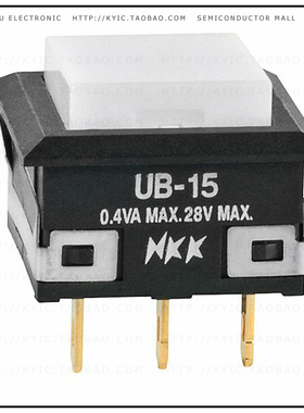 UB15KKG01N-B【SWITCH PUSH SPDT 0.4VA 28V】