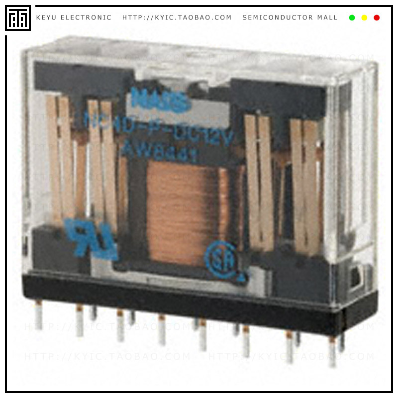 NC4D-P-DC12V【RELAY GEN PURPOSE 4PDT 5A 12V】
