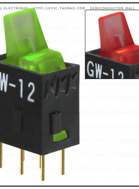 GW12LJPCF【SWITCH ROCKER SPDT 0.4VA 28V】