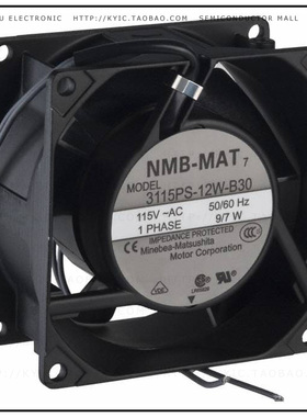 3115PS-12W-B30-A00【FAN AXIAL 80X38MM 115VAC WIRE】