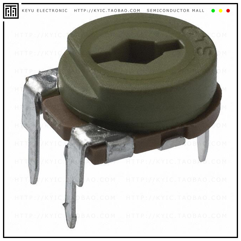 262UR501B【TRIMMER 500 OHM 0.15W PC PIN TOP】