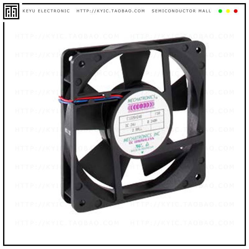 E1225E12B2-FSR-WS【FAN AXIAL 120X25MM 12VDC WIRE】