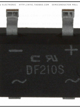DF210S-G【BRIDGE RECT 1PHASE 1KV 2A DFS】