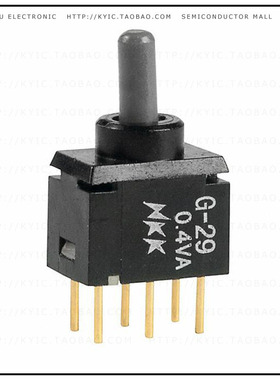 G29AP【SWITCH TOGGLE DPDT 0.4VA 28V】