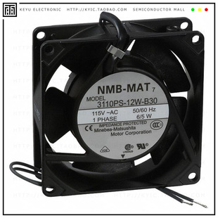 A00 FAN WIRE 12W 115VAC B30 80X25MM 3110PS AXIAL