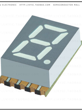 XZFMDK07C【DISPLAY 0.3' 1DIGIT RED CC SMD】