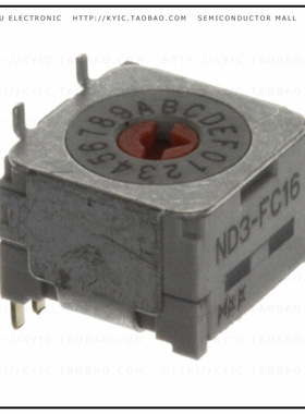 ND3FC16H-R【SW ROTARY DIP HEX COMP 100MA 5V】