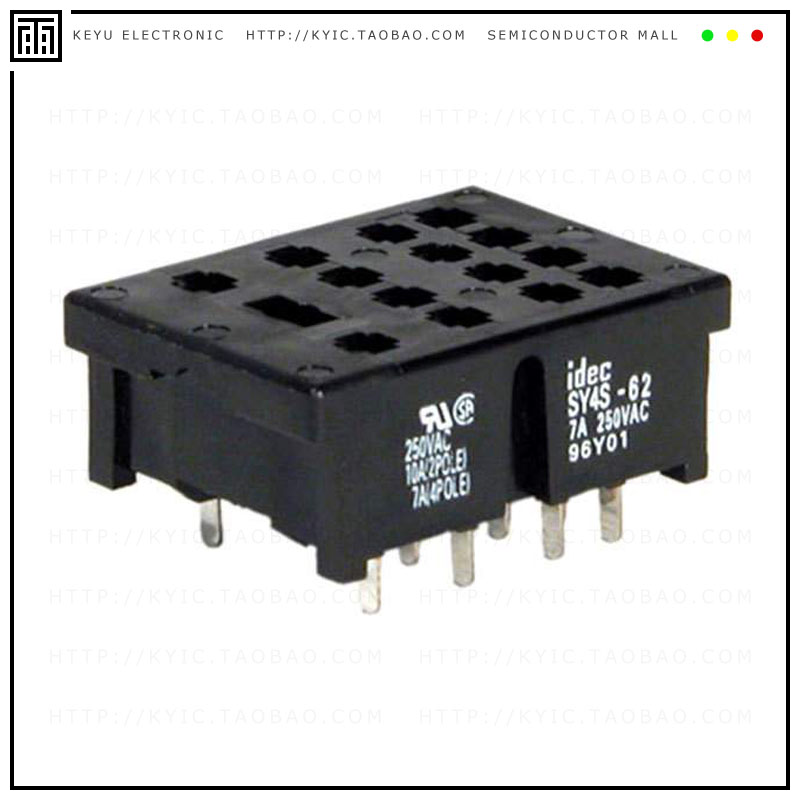 SY4S-62【RELAY SOCKET 14 POS THROUGH HOLE】