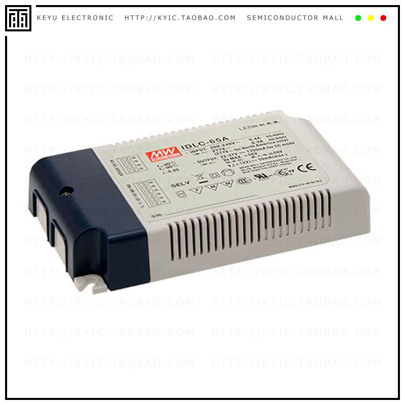 IDLC-65A-1050【LED DRVR CC AC/DC 46-62V 1.05A】
