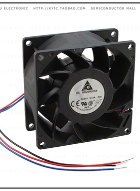 FFB0824SHE-F00【FAN AXIAL 80X38MM 24VDC WIRE】