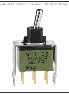 M2T22S4A5G13【SWITCH TOGGLE DPDT 0.4VA 28V】
