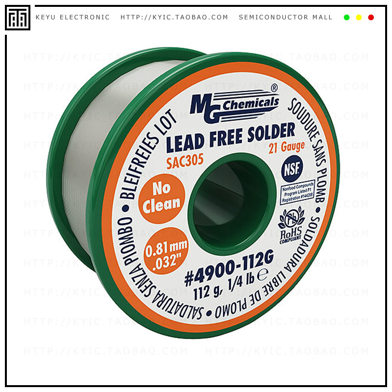 4900-112G【SOLDER LF SN96 21GAUGE .25LBS】