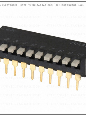 BPA10B【SWITCH PIANO DIP SPST 100MA 5V】