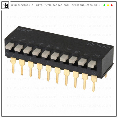 BPA10B【SWITCH PIANO DIP SPST 100MA 5V】