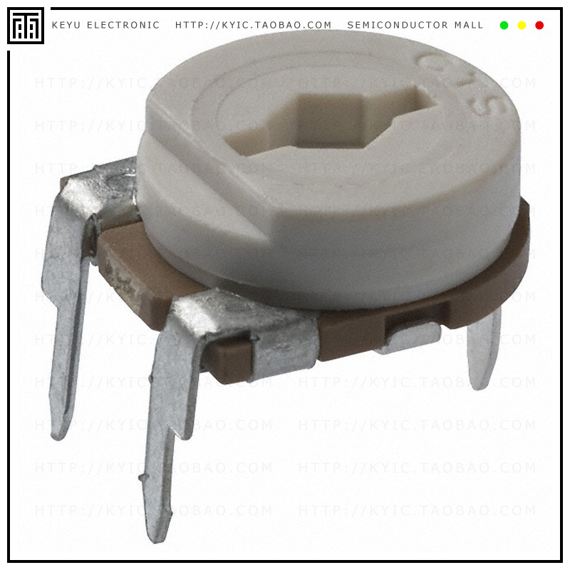 262UR103B【TRIMMER 10K OHM 0.15W PC PIN TOP】