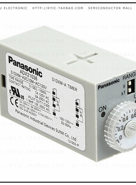 S1DXMA2C10MAC120V【RELAY TIME DELAY 10MIN 7A 250V】