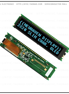 NHD-0220CW-AB3【OLED MOD CHAR 2X20】
