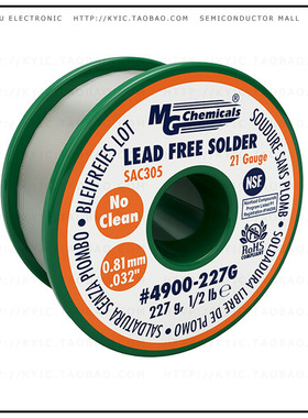 4900-227G【SOLDER LF SN96 21GAUGE .5LBS】