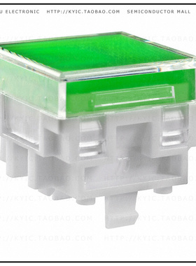 AT4162JF【CAP PUSHBUTTON SQUARE CLEAR/GRN】
