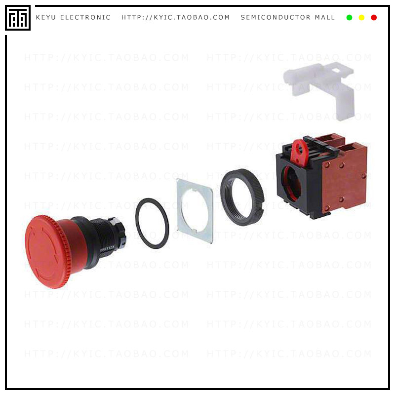 A22E-S-02【SWITCH PUSH DPST-NC 10A 110V】