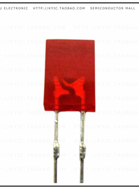 XSUR18D【LED RED DIFFUSED RECT T/H】