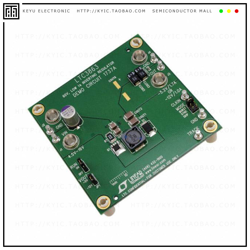 DC1737A【EVAL BOARD INVERTING REG LTC3863】