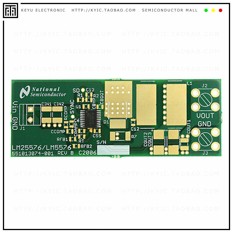 LM25576BLDT/NOPB【WEBENCH BUILD IT BOARD LM25576】