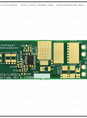 LM25576BLDT/NOPB【WEBENCH BUILD IT BOARD LM25576】