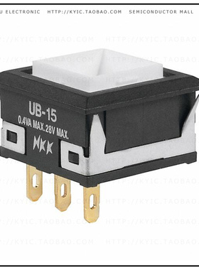UB15KKG01N【SWITCH PUSH SPDT 0.4VA 28V】