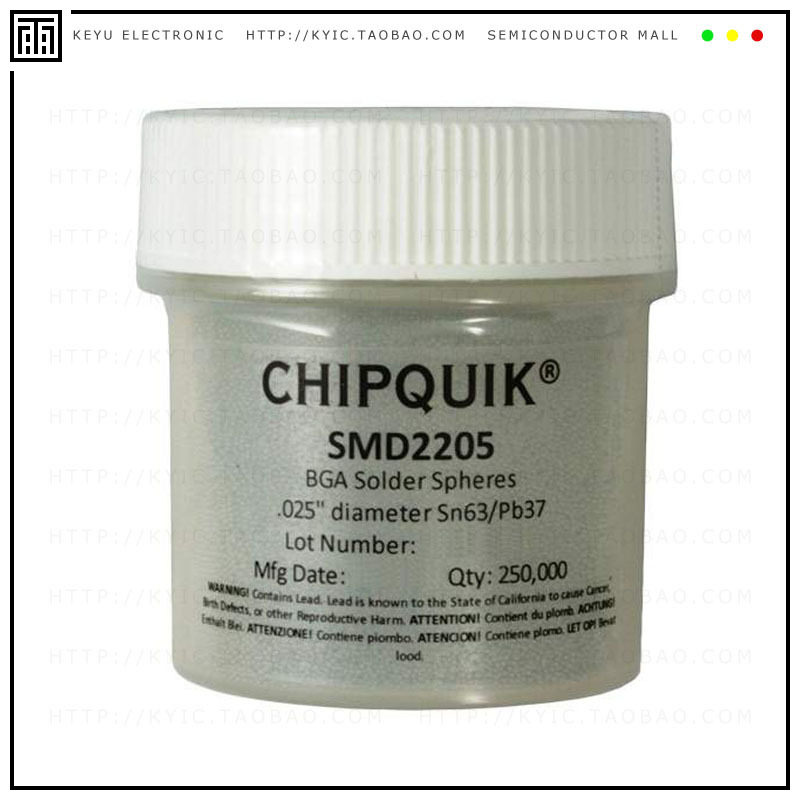 SMD2205【SOLDER SPHERES 63/37 .025 DIAM】