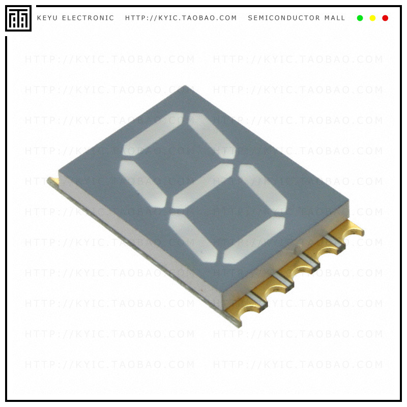 ACSA56-51CGKWA【DISPLAY 574NM GRN 1DIG 0.56' SMD】