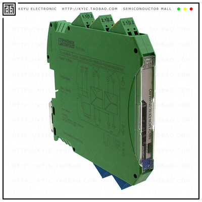 2924087【ISOLATED AMP 2 CHAN DIN RAIL】