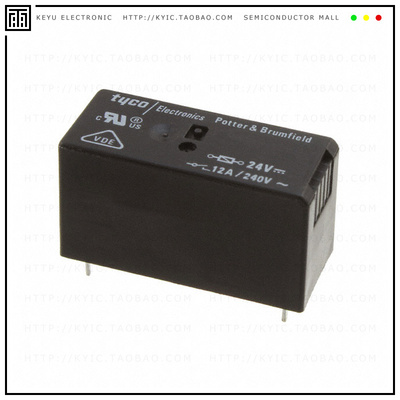 RT134024F【RELAY GEN PURPOSE SPST 12A 24V】