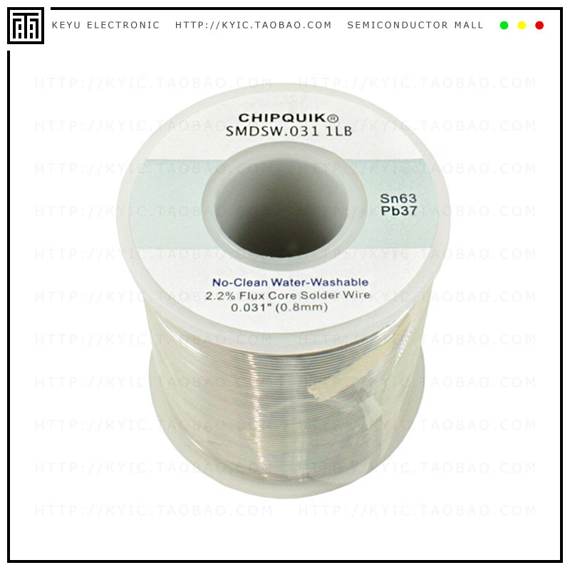 SMDSW.031 1LB【SOLDER WIRE 63/37 TIN/LEAD NO-CL】