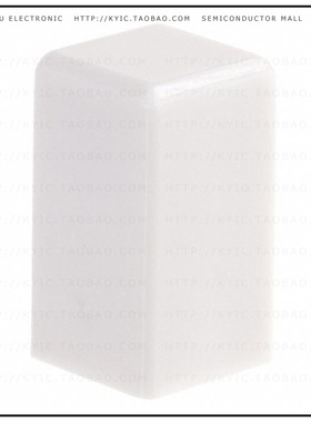 1SWHT【CAP PUSHBUTTON SQUARE WHITE】