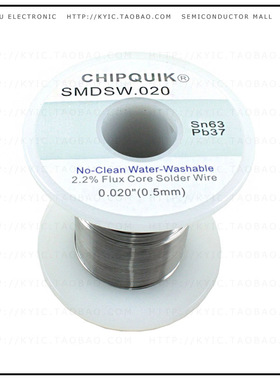 SMDSW.020 8OZ【SOLDER WIRE 63/37 TIN/LEAD NO-CL】